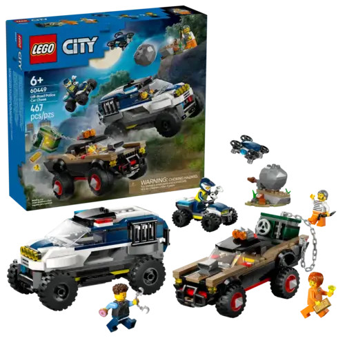 Off-Road Police Car Chase