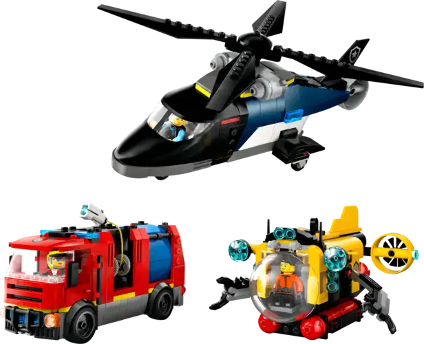 Helicopter, Fire Truck & Submarine Remix