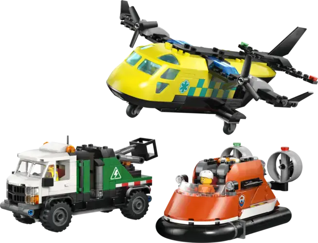 Airplane, Service Truck & Hovercraft Remix