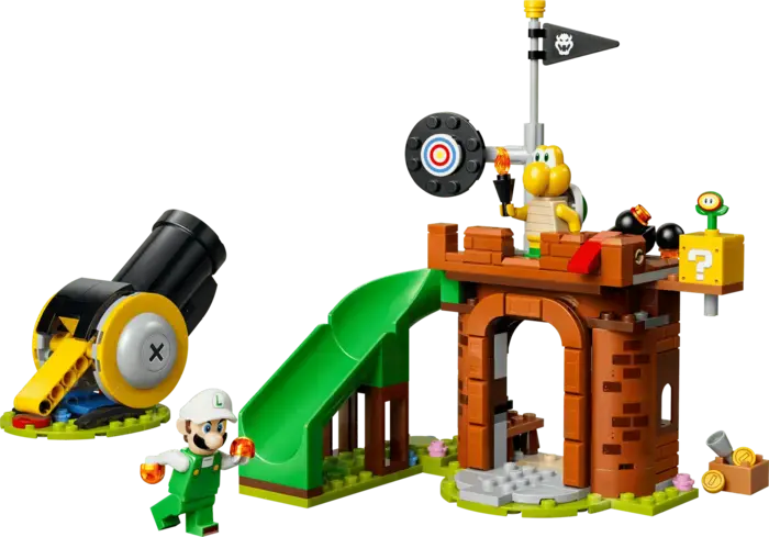 Fire Luigi vs. Koopa Troopa Battle