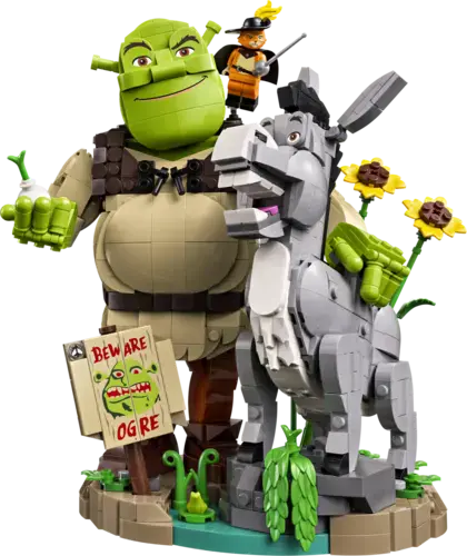 Shrek, Donkey & Puss in Boots