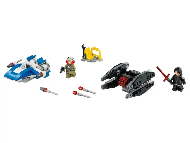 A-Wing™ vs. TIE Silencer™ Microfighters 75196