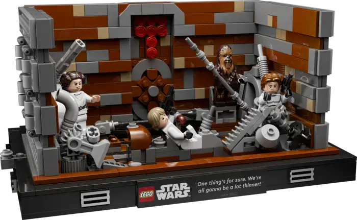 Death Star™ Trash Compactor Diorama 75339