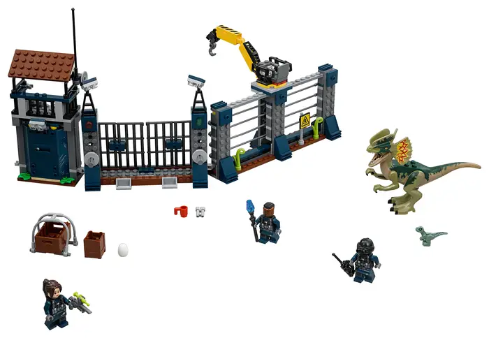 Dilophosaurus Outpost Attack 75931