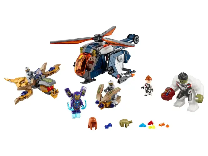 Avengers Hulk Helicopter Rescue 76144
