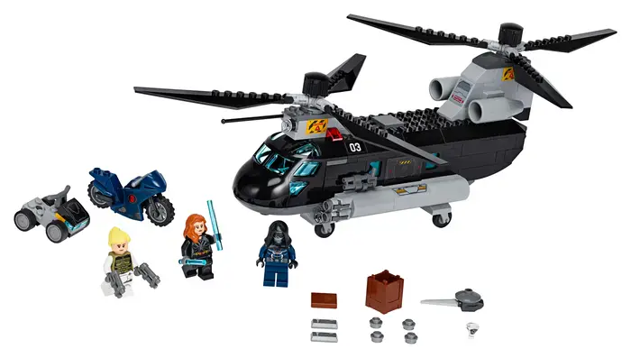 Black Widow's Helicopter Chase 76162