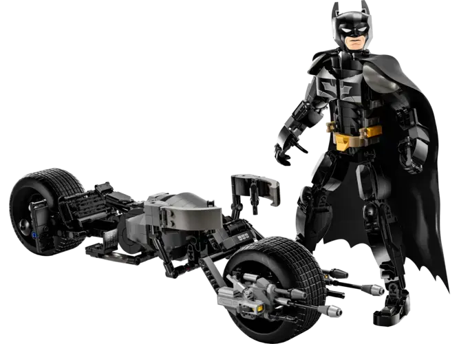 Batman™ Construction Figure and the Bat-Pod Bike