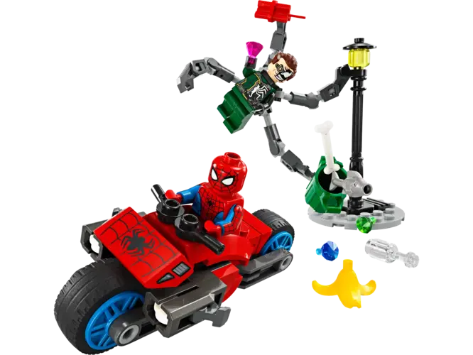 Motorcycle Chase: Spider-Man vs. Doc Ock 76275