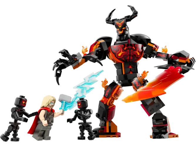 Thor vs. Surtur Construction Figure