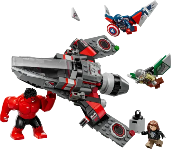 Captain America vs. Red Hulk Battle