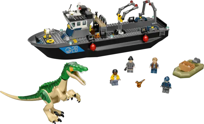 Baryonyx Dinosaur Boat Escape 76942