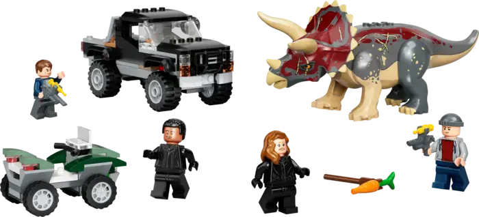 Triceratops Pick-up Truck Ambush 76950