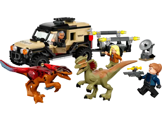 Pyroraptor & Dilophosaurus Transport 76951