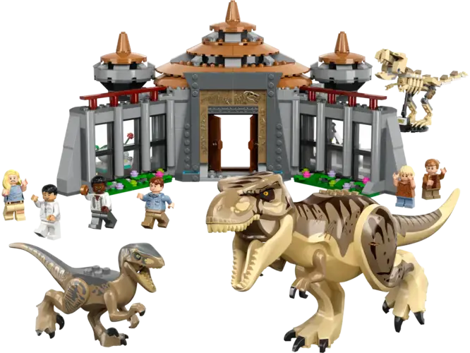 Visitor Center: T. rex & Raptor Attack 76961