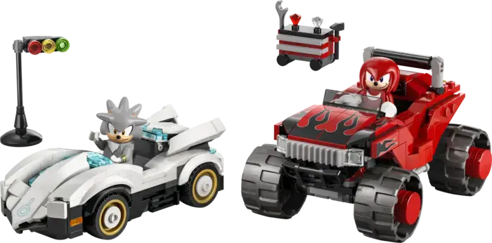 Silver's Car vs. Knuckles' Monster Truck
