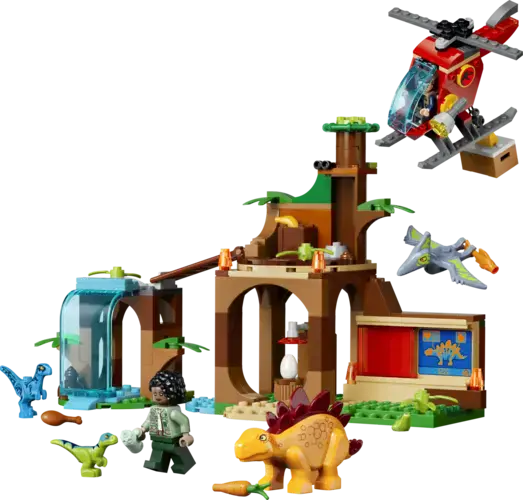 Velociraptor, Stegosaurus & Pteranodon Rescue
