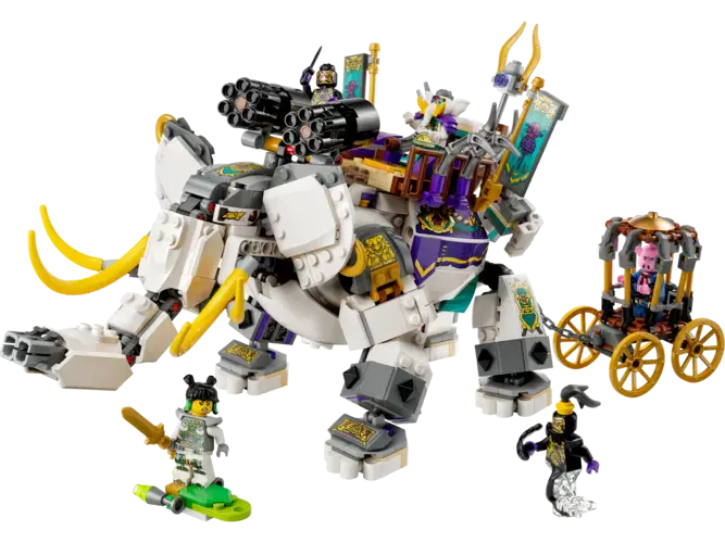 Yellow Tusk Elephant 80043